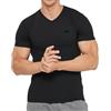 Robe di Kappa KAPPA T-Shirt da Uomo in Cotone Elasticizzato Scollo a V - Confezione da 3