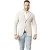 CLASSE77 Blazer in Cotone, Giacca Jacket da Uomo Slim Fit - Punto Cucitura Chicco di Riso - Artigianale, Made in Italy - Casual, Classica Sportiva