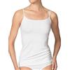 BestSale247 Confezione da 2 o 4 canottiere da donna con o senza pizzo, nero o bianco, con spalline elastiche in cotone pettinato al 100%.