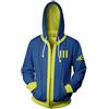 Harrypetter con Cappuccio Gioco Cosplay Costume Halloween Carnevale Vault 111 Pullover Giacca Travestimento, L
