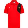 PUMA 2023 Ferrari Fanwear Mens Classic Polo Football Soccer T-Shirt Maglia (Red)