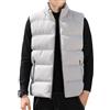 SimidunEUR Gilet Uomo Imbottito Invernale Giubbino Giubbotto Smanicato Giacca Senza Maniche Puffer Taglie Forti Oversize Cappotto Caldo Casual con Cerniera e Tasche Casual,Grigio,5XL