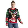 OFF THE RACK Christmas Sweater Maglione Unisex-Adulto