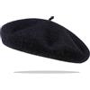 Van Der Rich ® - Berretto Basco (100% Lana) con Liner - Donna/Uomo (Navy, T58)