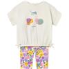 Mayoral Comp.Leggings Stampato per Bimba Lilac