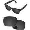PapaViva Lenti di ricambio per occhiali Ray-Ban Meta Wayfarer Gen 2 RW4012 50 mm AI, fotocromatiche, anti-appannamento e anti luce blu, Nero tinta unita, RW4012 50mm