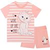 Disney Pigiama per Ragazze Aristocats Rosa 8-9 Anni