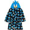Sonic the Hedgehog Dressing Gown Kids Boys Carattere Bath-Robe 5-6 anni