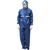 YOUCAI Uomo Donna Alta visibilità Tuta Antipioggia da Lavoro Completo Set Impermeabile Riflettente Abbigliamento Antipioggia Giacca con Cappuccio e Pantaloni per Escursionismo Pesca all'aperto