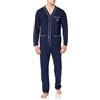 Navigare Set di Pigiama Uomo B214280AB - Navy - TG 4XL