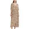 YouKD Maxi Dress Boho Beach Bikini Cover Up Robe Plus Size Indumento per le donne, Marrone B, Taglia unica