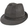 LIPODO Cappello a Coste Molinar Uomo - Trilby da Estate/Inverno - 59 cm Grigio