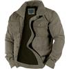 Generico Cappotto Uomo Parka Uomo Invernale Antivento Vento Imbottito Jacket Sci Giacca Pesante Taglie Forti Giubbotto Trekking Tattico Elegante Militare Abbigliamento 2#Army Green XXL