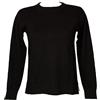 RAGNO Maglia Donna Girocollo Manica Lunga Regular Fit Fin.12 Four Seasons Winter Basic Articolo DI44T9, 020 Nero, 2 - SECONDA