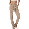 Nina Carter P500 Jeans casual da donna, in stile jogger, a vita alta, pantaloni da jogging estivi