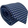CARACCIOLO Cravatta Elegante in Seta Stile Classico Sartoria napoletana (FORMAL BLU)