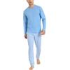 RAGNO Pigiama Uomo Lungo Girocollo Cotone Leggero Rigato UA29NQ