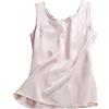 LSHARON SILK 100% 19 Momme Mulberry Silk Camicetta da donna, Champagne, S