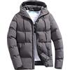 Generico Giaccone Invernale Uomo Piumino Uomo Invernale Taglie Forti Calda Giubbino con Cappuccio Casual Jacket Comodi Giubbotti Slim Fit Elegante Giubbotto da Lavoro Maniche Lunghe Antivento Giacca