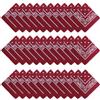 Tergy Bandane unisex con motivo cachemire, 30 pezzi, multiuso, fascia da cowboy, sciarpa avvolgente per donne, uomini, ragazzi e ragazze, Bordeaux, Prossoefinito
