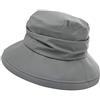Comhats - Cappello da pioggia pieghevole, da donna, impermeabile, con sottogola, SPF 50+, M