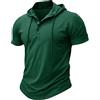 MakingDa Athletic Manica Corta Con Cappuccio Uomini Moda Allenamento Palestra Pullover Camicia Con Cappuccio Pulsante Muscle Fit Estate Felpa Leggera Hip Hop Running Boxing Hiking Sport Hoodys T-Shirt