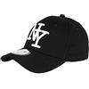 Hip Hop Honour Berretto NY nero e bianco alla moda Baseball Sticker originale Stazky - Taglia unica - Nero