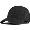 YAMEE Berretto Uomo con Visiera XXL Nero,Cappello Baseball Uomo Invernale Leggero Caldo,Cappello Donna Invernale Morbida Antivento,Berretti da Baseball Unisex Regolabile,Cappello Running All'aperto