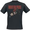 Twenty One Pilots Two Heads Uomo T-Shirt Nero 100% Cotone Regular