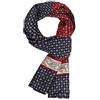 WANYING Uomo Sciarpa di Seta Lungo Doppio Strato in Seta Artificiale Casual Business Gentleman per Primavera Autunno - paisley blu scuro & rosso