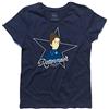 3styler T-Shirt Donna Signorina Rottermaier - Miss Rottenmeier - Heidi & Peter Cartoons - Maglietta in Cotone Maniche Corte Cartoni Animati Anni 80 - Linea Classic - 100% Cotone 185 gr/mq (M, Blu)