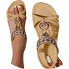 Generico Sandali Donna Eleganti, Sandali Donna Estive, Sandaletti Bohémien, Casual Open Toe Sandali, Plateau Mules Estate Strass Scarpe Con Zeppa, Estivi Eleganti e Comodi da Spiaggia