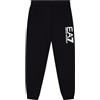 Emporio Armani EA7 Pantaloni Jogger Visibility in Misto Cotone, 7M000911 (IT, Testo, M, Regular, Regular, Nero)