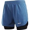 ARSUXEO Pantaloncini da Corsa da Uomo, Pantaloncini da Palestra con Pantaloncini a Compressione, Pantaloncini da Corsa 2 in 1 per Allenamento, Calcio, Basket B179
