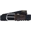 Timberland 35 Mm Braided Belt With Leather Details Cintura Uomo