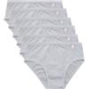 de fonseca Slip Midi Cotone bielastico Art. 9723 6 Pezzi Bianco 5 (L)