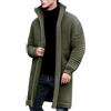 Generic Cardigan lungo da uomo invernale con revers, aperto sul davanti, in misto lana, caldo, con drappeggio, mantello, Gn, M