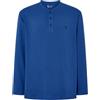 El Búho Nocturno Maglietta Pigiama Uomo Cotone Maniche Lunghe Unito T-Shirt Uomo, 100% Cotone, Blu 7527, M