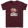 3stylershop T-Shirt Uomo Gigi la Trottola - Cartoni Anni 80