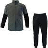 siciem Pigiama in Pile Uomo Mezza Zip/Full Zip Inter Prodotto Ufficiale Art. IN14118 (Antracite, S)
