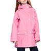 maoo garden Ragazzi Pioggia Giacche Bambini Impermeabile Impermeabile Strisce Leggere Fodera Primavera Giacca a Vento Rosa 11-12anni