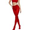 sofsy Collant Donna Rosso Solido 40 Denari con Cuciture Piatte e Resistenti | Traspiranti per Look Primaverili e Summer Trip | Made in Italy | Taglia L