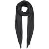 KASHFAB Sciarpa Cachemire Fatto in Kashmir (Confezione Regalo) Lana Merino Seta Cachemire Large Superfine Donna Uomo Pashmina Unisex Carbone