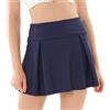 MK MATT KEELY Donna Gonna da Nuoto con Slip Interno Elegante Ruched Costumi da Bagno Pantaloncini Bikini Costume Intero,Blu,36-38(S)