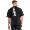 Tapout B3li3ve Tee T-Shirt, Nero/Bianco, S Uomo