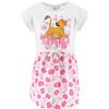 Disney Il Re Leon - Vestito da bambina, in morbido cotone, con motivo Simba, a maniche corte, per ragazze, taglie da 4 a 10 anni