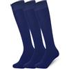 Mysocks, Calzini Alti Fino Al Ginocchio, 3 Paia Unisex Multi-Design, Cotone Pettinato Di Qualità, Punta Senza Cuciture
