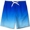 Fanient Costume da Bagno per Ragazzi,Pantaloncini da Bagno Blu per Bambini,Pantaloncini da Surf ad Asciugatura Rapida con Tasche Foderate in Rete,11-12 Anni