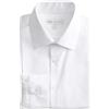 Marks & Spencer Camicia Skinny in Misto Cotone No Stiro Uomo Bianco 41