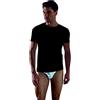 NOTTINGHAM 3 Maglie Uomo TM1600 in Cotone Elasticizzato Colore Bianco e/o Nero